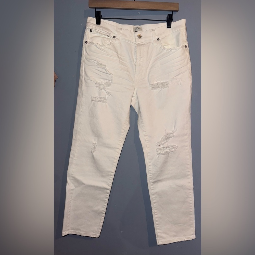 J. Crew Women's White Ankle Jeans
NWT